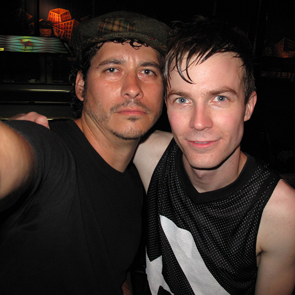 Man with Matt from band Matt and Kim