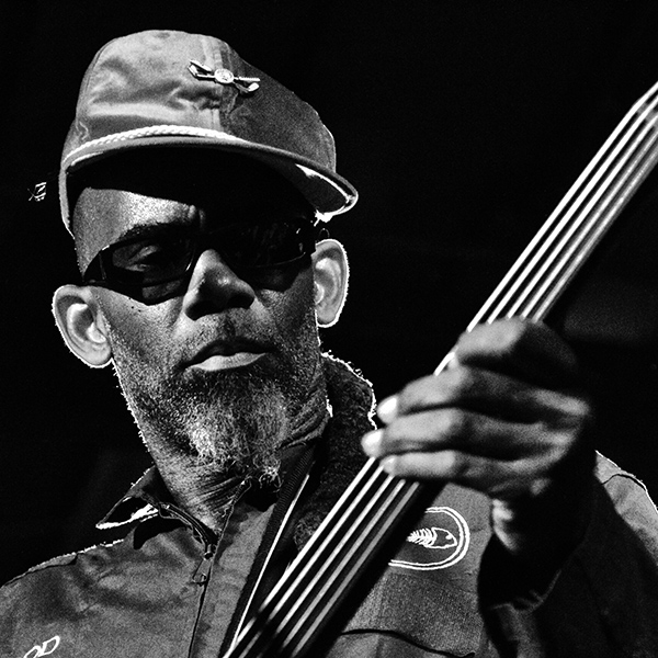 John Norwood Fisher of Fishbone plays bass guitar in Detroit Michigan in 2016
