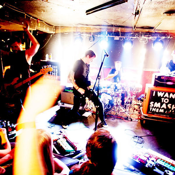 Against Me performs at the Blind Pig in Ann Arbor Michigan in 2010